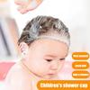 100Pcs Disposable Children Shower Cap For Hair Elastic Mesh Shape Plate Plastic Wrap Cover Food Grade Food Cover