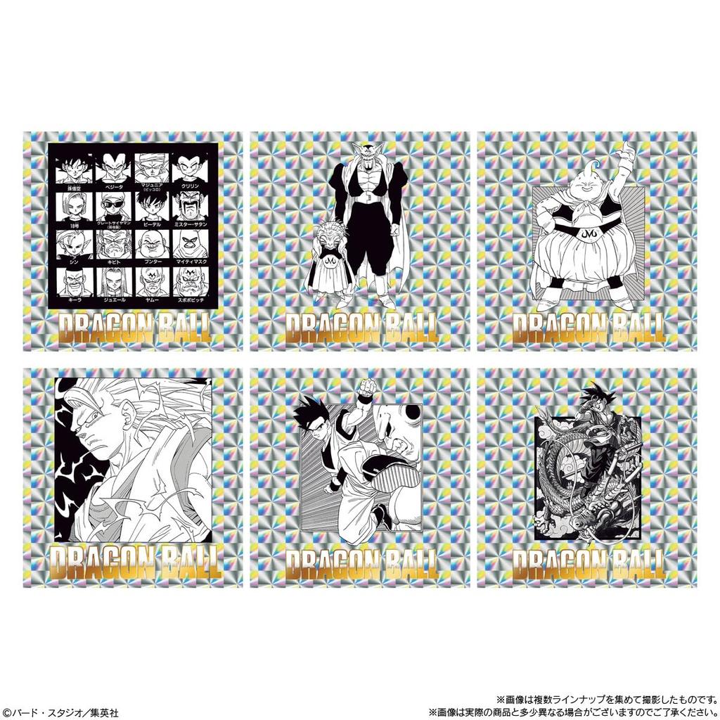 BANDAI Dragon Ball 40th Anniversary Original Illustration Sticker Wafers 2 Wafers Candy Toy Set of (Baked Confectionery) [Box 20]