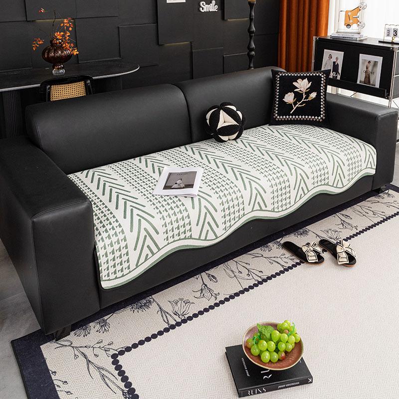 

Подушка для дивана из шенилла особой формы, универсальная для всех сезонов, новый диван из кожи класса люкс, нескользящий чехол на подушку сиденья 90*90cm