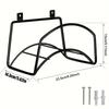 Heavy-Duty Rust-Proof Wall-Mounted Garden Hose Holder and Water Pipe Rack