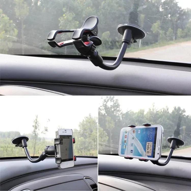 Car Phone Holder Universal Windshield Dashboard 360° Rotation Cellphone Mount Lazy Bracket Flexible Navigation Stand Amagi