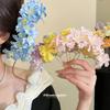 Spring New Fabric Flower Hairpin Fresh, Sweet and Elegant Niche Pastoral Hairpin Light Luxury Premium Hair Accessories