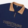 FILA Sweatshirts Unisex Blue Lapel Moderate Regular FS2POF3106X-NAY
