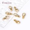 15.5*8MM 18K Gold Plated Metal Lobster Clasps High Quality Bracelet Connect Clasps For Jewelry Making Supplies DIY Accessories