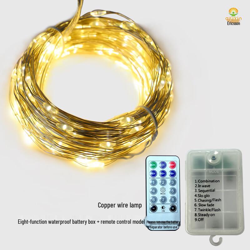 Remote Control LED Copper Wire Fairy Lights