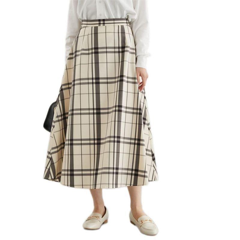 Rope Picnic Skirt Check Volume Skirt Women s GDC13100 Green 36