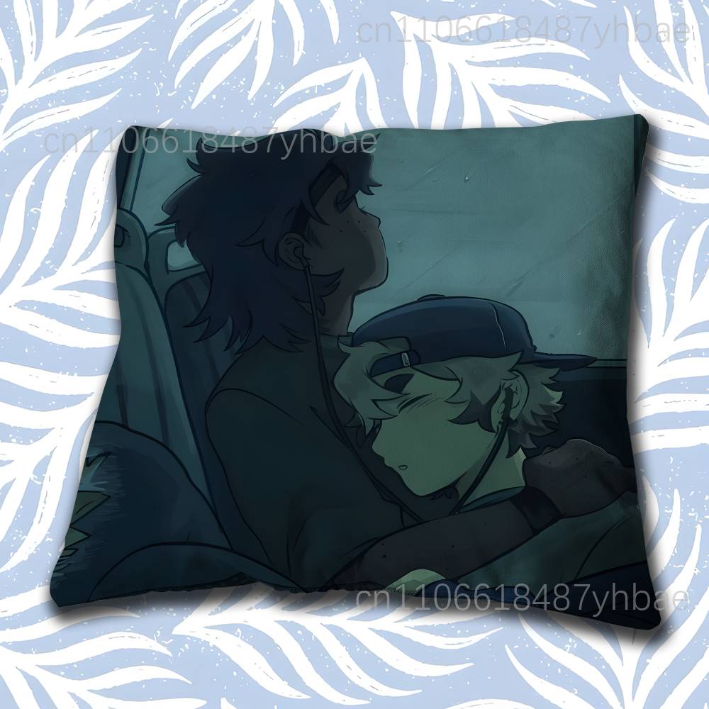 RRebound Of The Heart Pillow Case Short Plush Sofa Decorative Gift Home Doublesided Printing Cushio