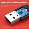 Bluetooth Audio Adapter Wireless Headphone Adapter Receiver for PS5/PS4 Game Console PC Headset 2 In 1 USB Bluetooth 5.3 Dongle