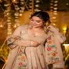 Women's Floral Embroidered Anarkali Set with Sheer Dupatta