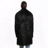 Men's Mid-Length Faux Fur Coat with Faux Fox Fur Collar - 2020 Autumn/Winter Casual Fashion.