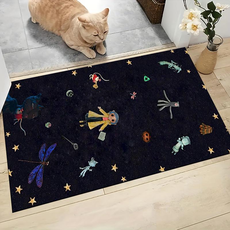 1Pc Coraline'S Whimsical World Carpet Rug Customizable Soft Washable Antislip Home Living Room Sofa Mats Personalized Rug 091778