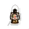 Christmas Music Box Figurine Portable Kids Gift Decor Lighted Globe Lantern
