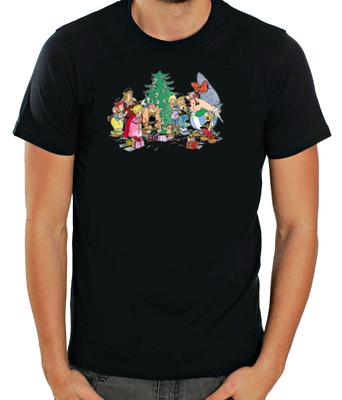 Asterix and Obelix Funny Characters Short Sleeve  White T Shirt Men L814