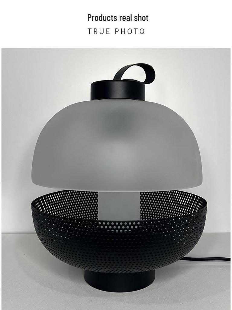 Creative Nordic Post-Modern Metal & Glass Table Lamp for Living Room & Bedroom Decor