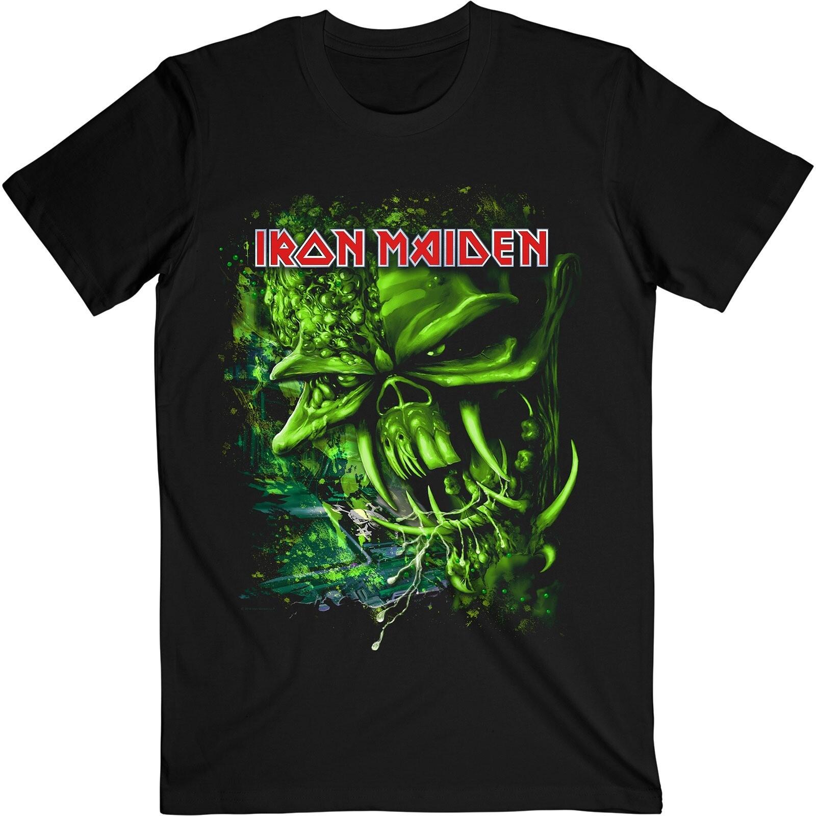 Iron Maiden Final Frontier Green Shirt S-4XL T-Shirt Band T-shirt XL