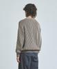 KNITTED Two-Tone Ribbed Logo Knit Brown