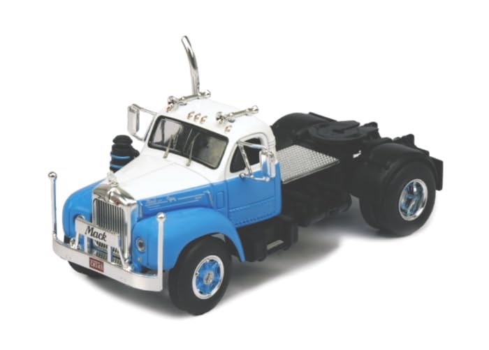 Ixo scale Mack B 61 1953 Blue Tractor Head 1/64 (Finished Model)
