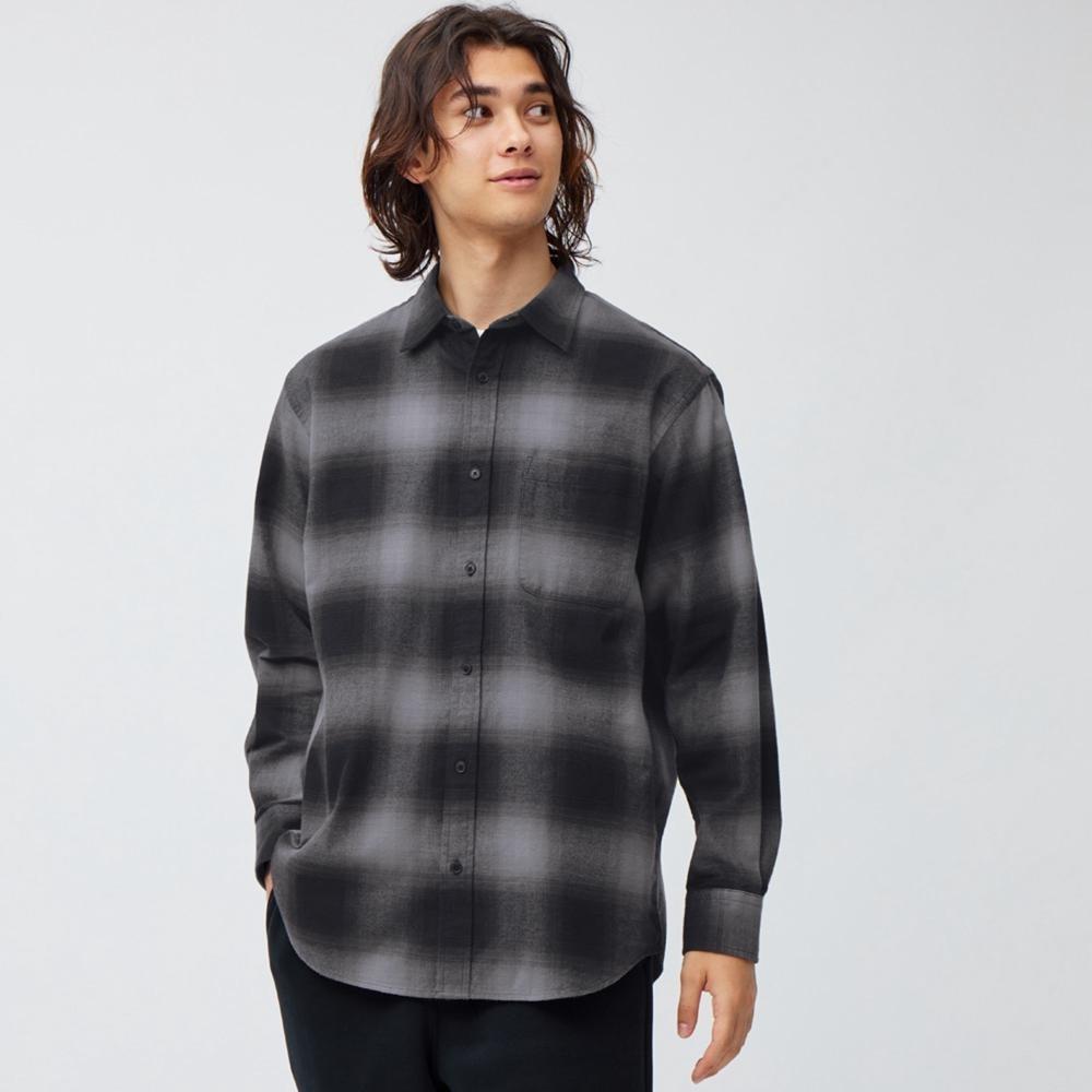 

Рубашка Gu FlAnnel в клетку с длинным рукавом A 09 BLACK/XXL