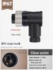 M12 Waterproof Sensor Connector: Male & Female Aviation Plug, 34-Pin, 5-Hole, 8P, Straight & Elbow, Three-Core Socket.