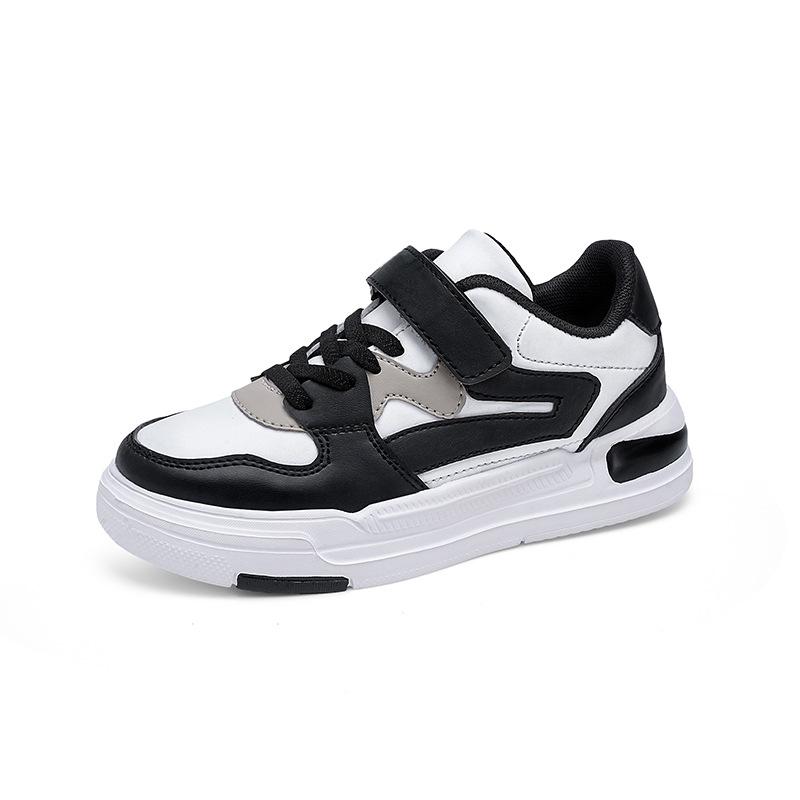 

Cross-border hot selling children s shoes, children s sneakers, boys 2024 spring girls leather panel shoes, medium and large children s casual shoes 28