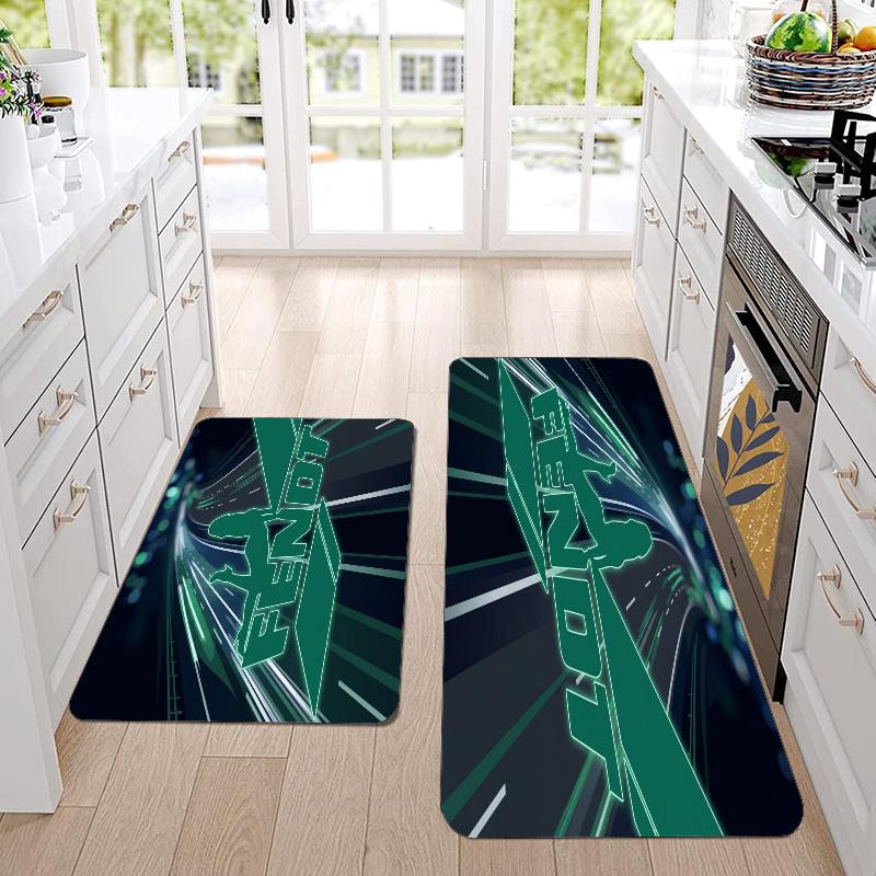 Fendt Flannel Area Rug Soft Kitchen Floor Mat Non Slip Carpet Room Decor