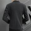 Autumn Woolen Suit Men's Suit Slim Fit Korean Version of Youth Ruffian Handsome Casual Suit Formal Jacket Top Tide