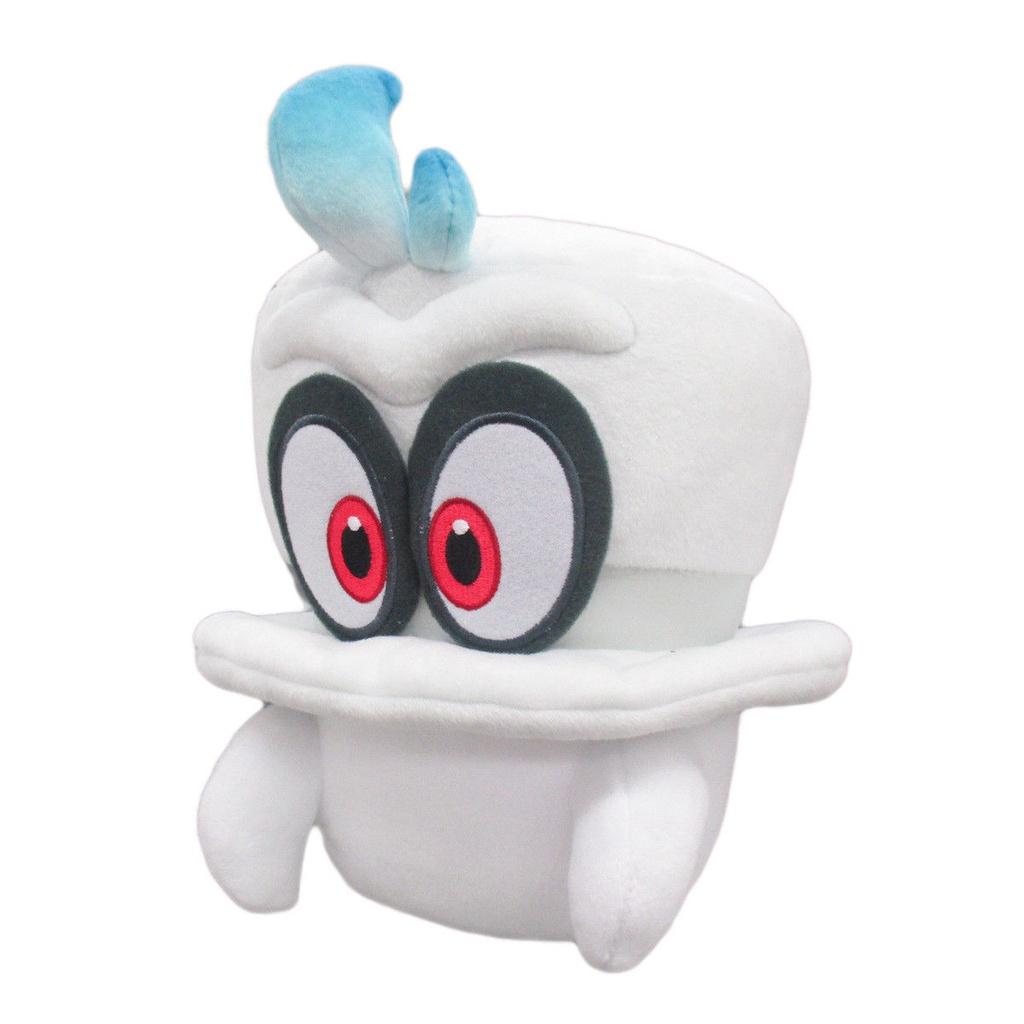Charmantes kleines Kuscheltier Super Mario Odyssey White Cappy Normalform 8" Plüschtier für Kinder