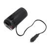 200W Car Inverter DC 12V to AC 220V Cigar Lighter Input Dual USB and Type C Fast Charging Car Plug Adapter Outlet for