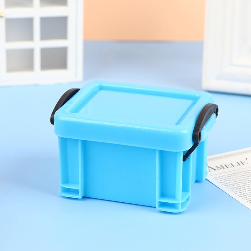 

1шт 1:12 миниатюрных корзин для хранения кукольного домика, модель коробки, декор для гостиной, мебель для кукольного домика, аксессуары