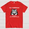 Tell Schrodinger Im Alive Science Humor Black Cat Funny Cotton Summer Casual Cool Loose T-Shirt