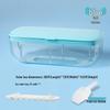 Large Capacity Silicone Ice Cube Tray with Lid for Easy Ice Storage and Making