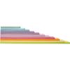 Grimm's Pastel Colors Building Board SH10667 Interchangeable Rectangular Rainbow Tunnel Play Decoration