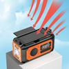 12000mAh Weather Radio AM/FM/NOAA Multifunction Radio Hand Crank Solar Portable Emergency Radio Reading Lamp for Outdoor Camping