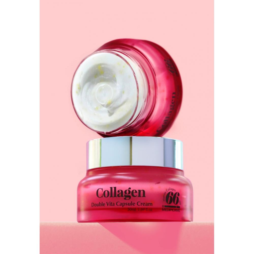 Medipickme Crème Capsule Double Vitamine Haute Teneur en Collagène 50 ml