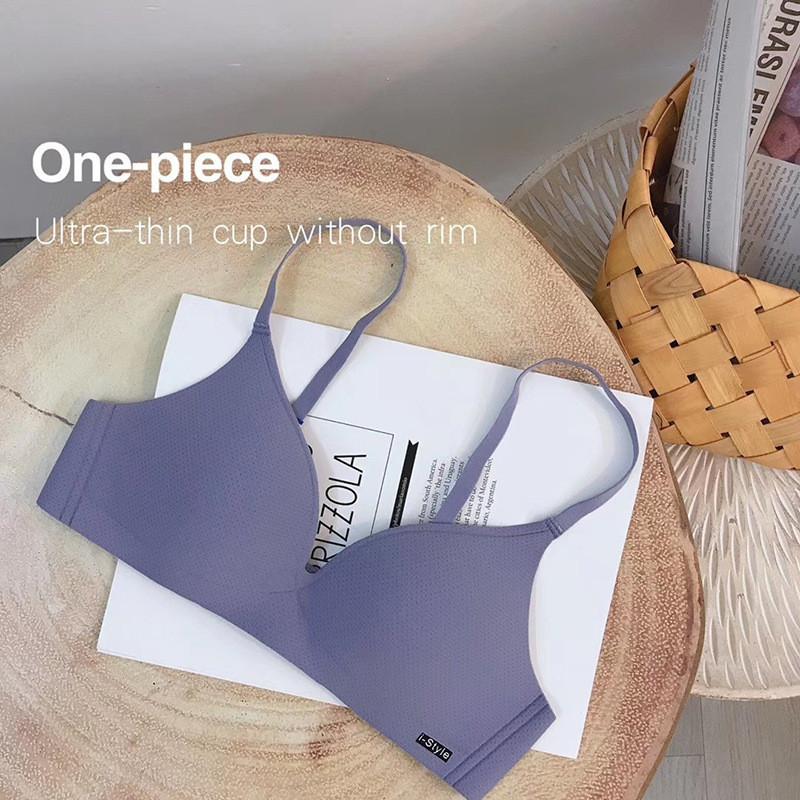 Seamless Breathable Padded Bra With Side Support For Women Summer Comfort