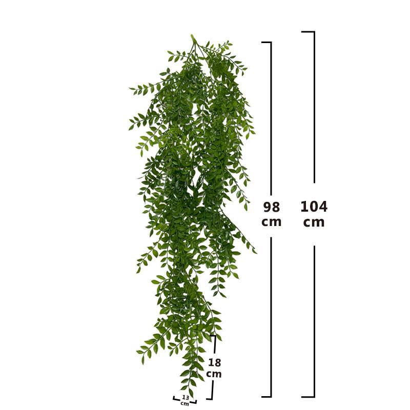 Artificial Greenery Wall Hanging Plant With Realistic Foliage For Home Decor And Events