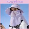 Summer Sun Protection Hat With Wide Brim For Women Polyester Breathable Casual Outdoor