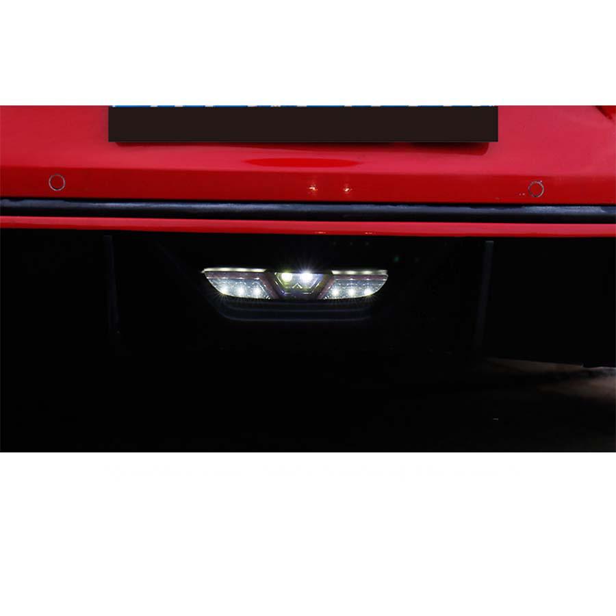 Ford Mustang S550 Diffuser Center & Reverse LED Brake Light (Smoked Style) 2015-2023