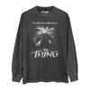 Maglietta The Thing John Carpenter Horror SiFi Film Culto They Live Principe delle Tenebre Top da Uomo Cotone Camicia Stampata Retrò