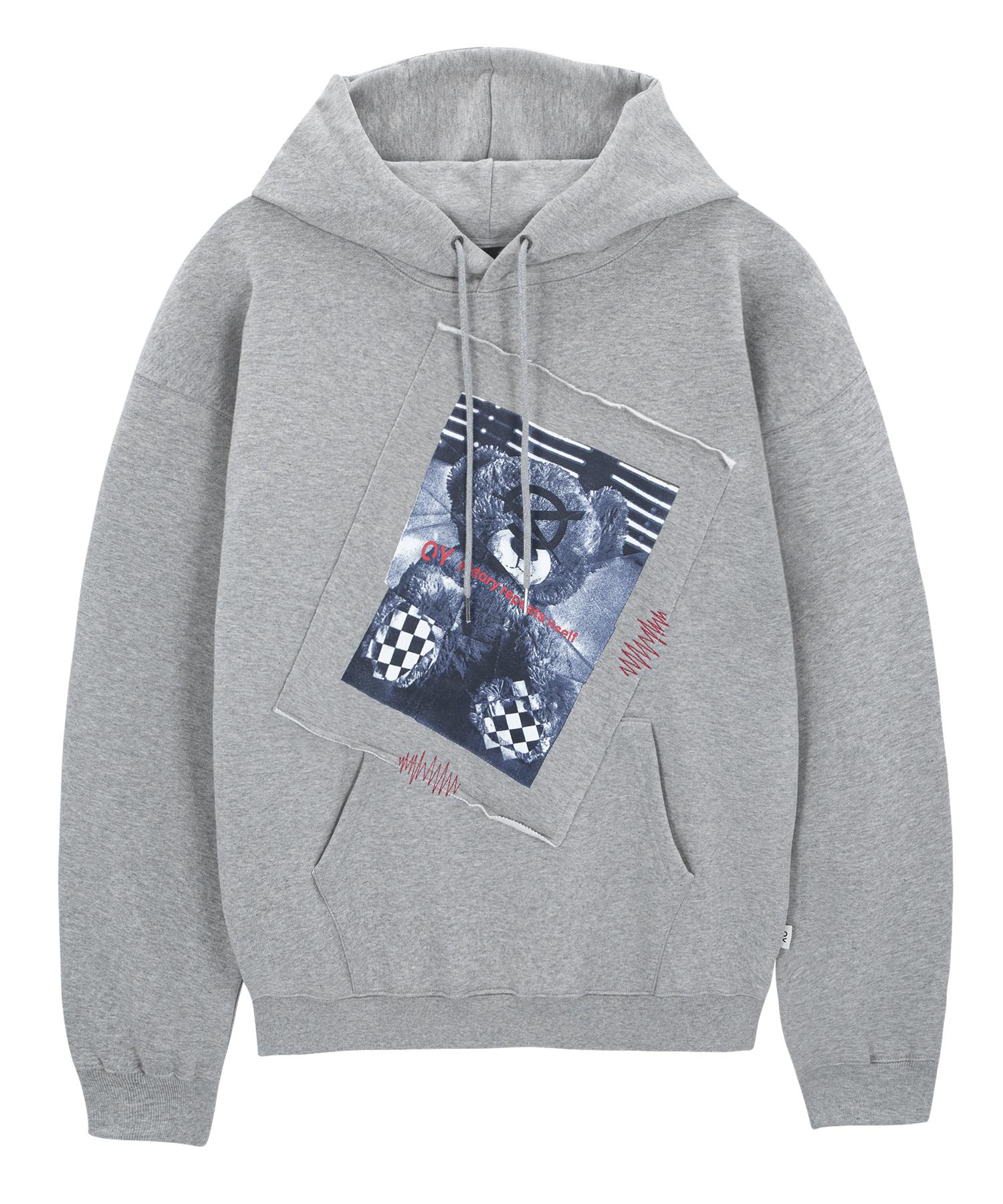 Oy Wrinkle Stitch Odori Hoodie-Gray Gray/1Size