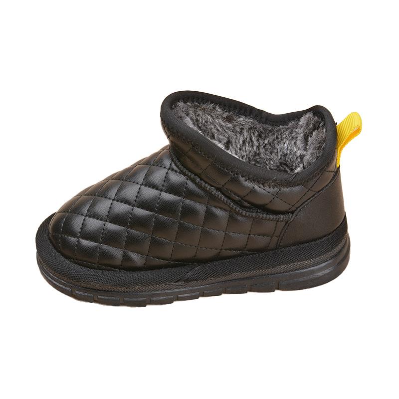 

Детские утепленные зимние сапоги с бархатным верхом, короткие сапоги для малышей 27