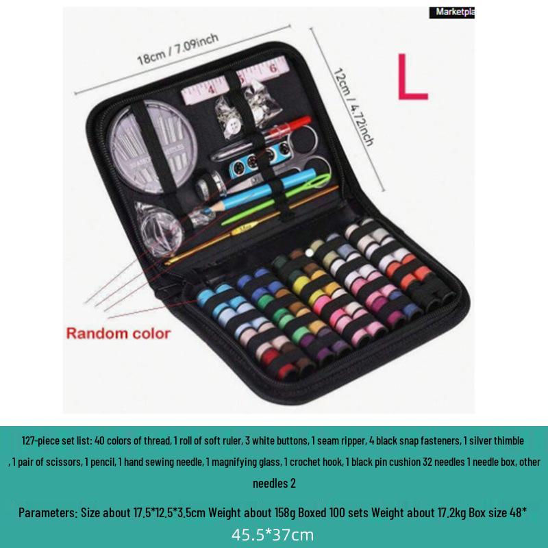 High-Quality Portable Sewing Kit: Travel-Friendly DIY Needle & Thread Box