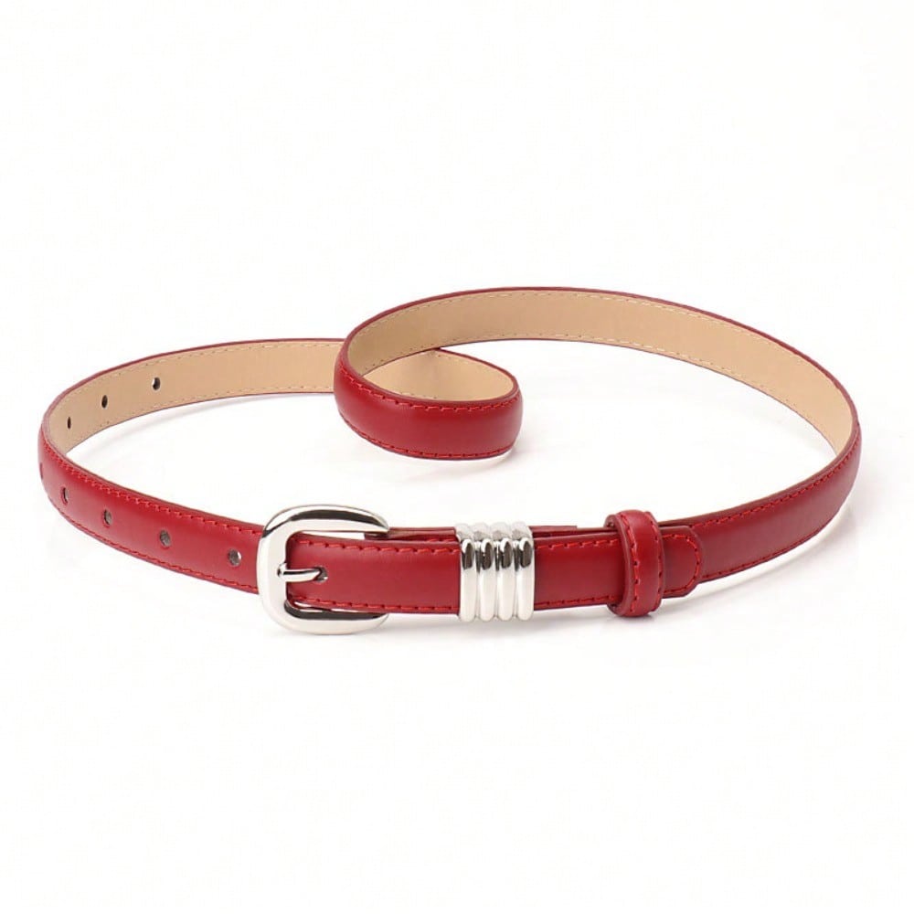 New Commuter Simple Style Women's Thin Belt Women's Versatile Jeans Dress with Women's Belt