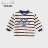Dave&bella Boys' Striped Long Sleeve T-Shirt