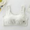 Teen Girls Middle High School Puberty Thin Wireless Cotton Sports Bra Vest
