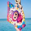 Fantasy Labu-bu Unicorn Journey Beach Towel, Super Soft Microfiber, Gift for Her/Him, Birthday, for Pool, Beach, Travel, Home Decor Fan Gifts