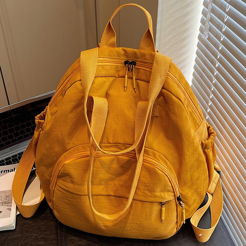 2025 Autumn New Large-capacity Backpack Women's Casual Versatile Lightweight Travel Bag Fashionable High-value Messenger Bag