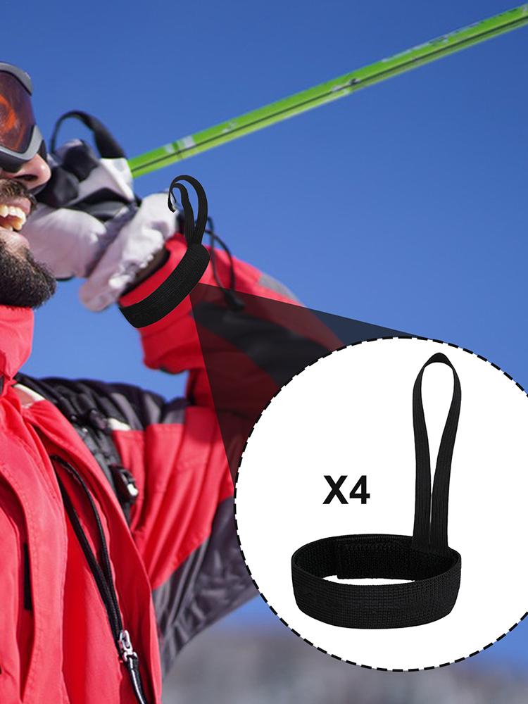 Ski Sport Handschuhbänder Elastisches Handgelenk-Handschuhband Handschellen Handschuhband für Ski Snowboard Bergsteigen Zubehör