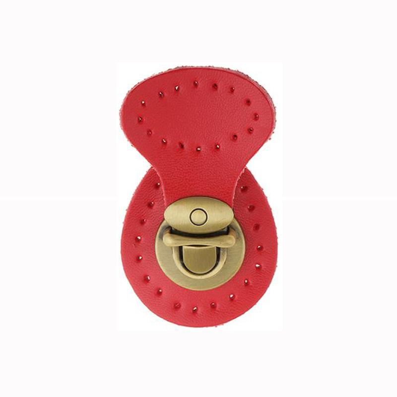 Genuine Leather Bag Lock Magnetic Button Fasteners Snap Buckles Replacement Handmade Bag DIY Clasp Accessories KZ0253