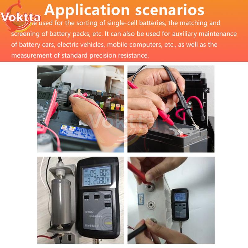 RC3563 YR1030 YR1035 Battery Internal Resistance Tester 18650 Battery Tester Fixture Lithium Battery Voltage Test Holder Tools